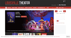 Desktop Screenshot of louisville-theater.com