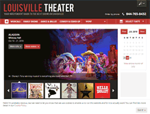 Tablet Screenshot of louisville-theater.com